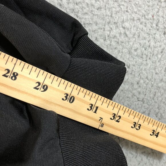 Adidas Pants Men Large Black Joggers Basketball Tapered Workout Outdoor Athletic - Picture 9 of 9